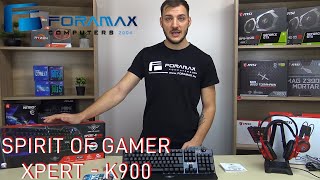 NYERJ Az új Spirit of Gamer K900as billyentyűzet Olcsó Optomechanikus PC periféria [upl. by Asyram]