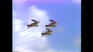 Eagle Aerobatic Team at Texas Air Expo 1986 in Waco [upl. by Koo463]