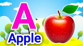 A for apple b for ball song abcd song abcd rhymes video abcd learning  abclearningsongs [upl. by Milt]