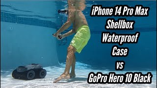 iPhone 14 Pro Max in Shellbox Waterproof Case vs the GoPro Hero 10 [upl. by Iraj]