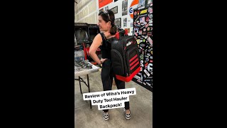 Unboxing and review of Wihas HEAVY DUTY TOOL HAULER BACKPACK [upl. by Rhyner924]