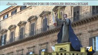 Le pensioni doro dei consiglieri regionali siciliani [upl. by Rafaelita]