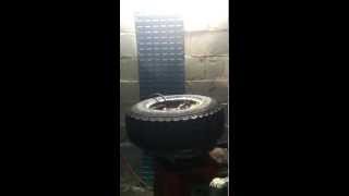 How to seat a bead on a tyre with deodorant [upl. by Abigail669]