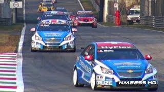 2012 WTCC Monza Race 2 Variante Ascari Highlights [upl. by Neelrac597]