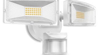 review of new LED motion light for back of house [upl. by Ynnavoig]