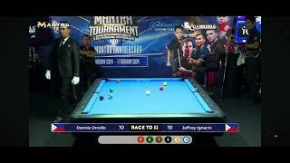 Final Game  Dennis Orcollo PH vs PHJeffrey Ignacio Mantra 10 Ball International Tournament 2024 [upl. by Eward]