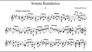 Manuel Ponce  Sonata Romântica I Allegro Moderato  Tadeu do Amaral [upl. by Dallis]