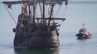 The Arrival Of El Galeon In Brixham 03052018 [upl. by Joella]