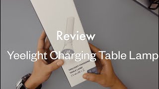 Review Yeelight Charging Table Lamp  Smart Homekit [upl. by Euqinor]