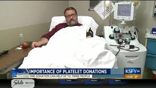 Donate platelets and help up to three people per donation  Medical Minute [upl. by Marcel824]