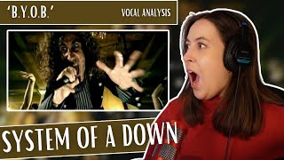 First Time Listening To SYSTEM OF A DOWN “BYOB” Vocal Coach Reaction amp Analysis [upl. by Harraf]