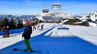 Ski  Skicircus Saalbach Hinterglemm Leogang Fieberbrunn [upl. by Allrud]