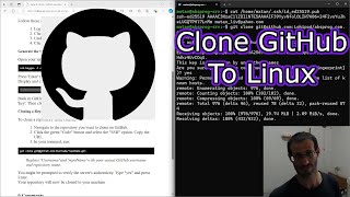 How to clone a GitHub repository in Linux using SSH key [upl. by Horlacher]