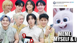 Stray Kids React To Stray Kids Memes  스트레이 키즈 Meme Myself amp I [upl. by Amaleta]