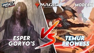 Esper Goryos Michael V VS Temur Prowess Dakotah H PAPER  Modern FNM at Impact Gaming Center [upl. by Acinemod]