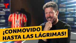 Diego Simeone llora al recordar la final del Mundial de Catar 2022  Telemundo Deportes [upl. by Nessim]