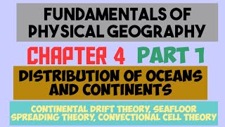 Class 11 geography chapter 4 Fundamentals of physical geography Distribution of oceans amp continents [upl. by Son864]