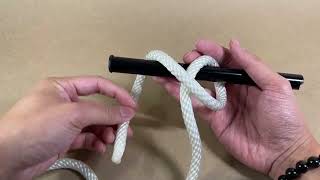 How To Tie A Clove Hitch StepByStep [upl. by Yeroc]