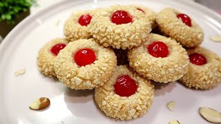 Almond Cookies Recipe  Only 5 Ingredients [upl. by Fowler401]