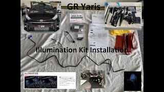 Toyota GR Yaris  Interior Illumination Kit Installation [upl. by Guenzi]