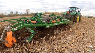 Running a NEW Amazone Ceus Tillage Tool in Ohio Corn amp Soybean Ground [upl. by Orland]