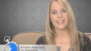 OLTL 60 Seconds with Kristen Alderson [upl. by Essirehs]