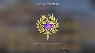 Getting 2020 Tier 4 Service Medal in CSGO [upl. by Holms382]