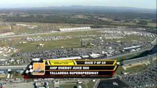 AJ Allmendinger INSANE Blowover at Talladega BEST VIEW [upl. by Freyah]