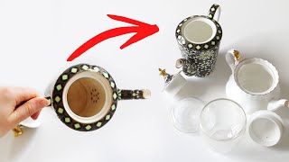 How to clean tea stains from teapots and infusers  quick and easy tips [upl. by Collier]