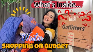 WINTER SHOPPING ON BUDGET  What Is Inside The Box Lets Find Out [upl. by Suciram]