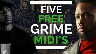 5 Grime Midi Files FREE DOWNLOAD [upl. by Ainslee]