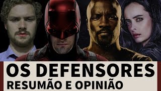 OS DEFENSORES MARVEL  RESUMÃO E OPINIÃO [upl. by Yliah751]