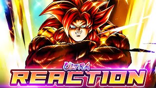 HES FINALLY HERE ULTRA SUPER SAIYAN 4 GOGETA REACTION  Dragon Ball Legends [upl. by Aneerehs812]