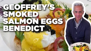 Geoffrey Zakarians Smoked Salmon Eggs Benedict  The Kitchen  Food Network [upl. by Tnerb]