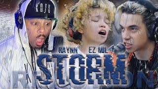 THIS MIGHT BE MY FAVORITE Raynn  Ez Mil  STORM  Rapper Reaction  Commentary [upl. by Slorac]