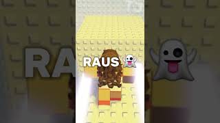 Denke 💭 NICHT 👍 an ❤️ dasselbe 🚪😱 wie 😗 ICH 👋 roblox [upl. by Alpers332]