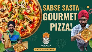 Sabse Sasta Gourmet Pizza I Chicken Do Pyaza Pizza I Chicken Tikka Garlic Bread I Rajinder Nagar [upl. by Rafaela49]