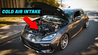 Does a Cold Air Intake Make a Difference Subaru BRZToyota GR86 In Car Review [upl. by Arraes437]