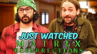 Just Watched THE MATRIX RESURRECTIONSInstant Reaction amp Honest Thoughts Review [upl. by Akselaw]