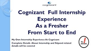 Cognizant Internship Full Experience  My Own Internship Experience Cognizant internship exp 2023 [upl. by Akcire]