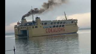 COKALIONG  Filipinas Agusan Del Norte Docking Manuever At Pier 1 Cebu Port [upl. by Desi]