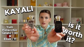 Kayali Yum Pistachio Gelato  33 amp Elixir  11  Kayali Perfumes Review [upl. by Ephrem]