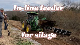 Inline feeder for silage [upl. by Arev953]