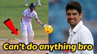 Alastair Cook commenting on Stokes’ dismissal explained how helpless Stokes was in the situation [upl. by Concettina698]