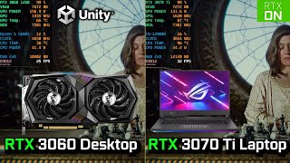 RTX 3070 Ti Laptop vs RTX 3060 Desktop  How Big is the Difference [upl. by Jordain]