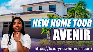 Solana Bay Avenir Community Palm Beach Gardens  New Home Tour  Moving to South Florida [upl. by Aihsemat]