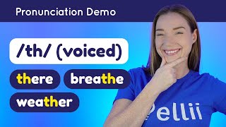 Pronouncing th voiced – English Pronunciation Lesson Part 1 [upl. by Yvette]