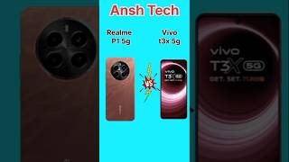 Vivo t3x 5g vs realme P1 5g ⚡shorts realmep1 [upl. by Ahtnams453]