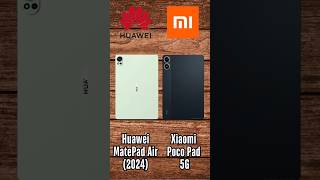 Huawei MatePad Air 2024 vs Xiaomi Poco Pad 5G [upl. by Klecka803]