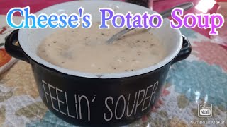 Homemade Cheese potato soup potatosoup easyrecipe [upl. by Samala]